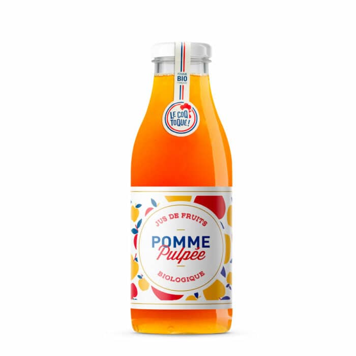 Pur jus de pomme pulpé Bio – Image 1
