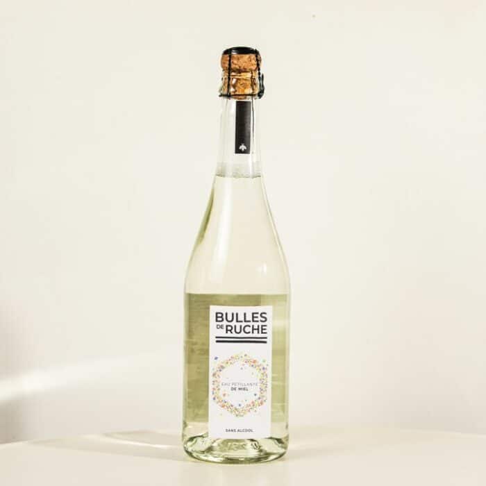 Eau pétillante miel 75cl – Image 1