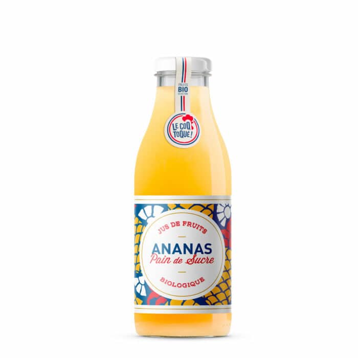 Pur jus d'ananas du Togo Bio 75cl – Image 1