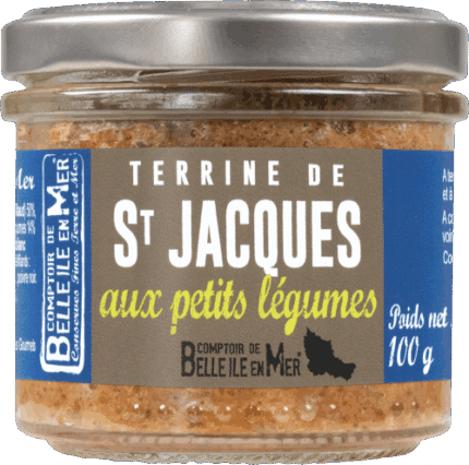 Terrine de saint jacques au petits légumes