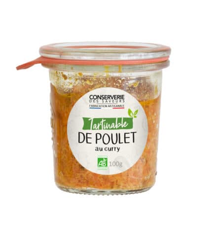Tartinable de poulet au curry Bio 100g