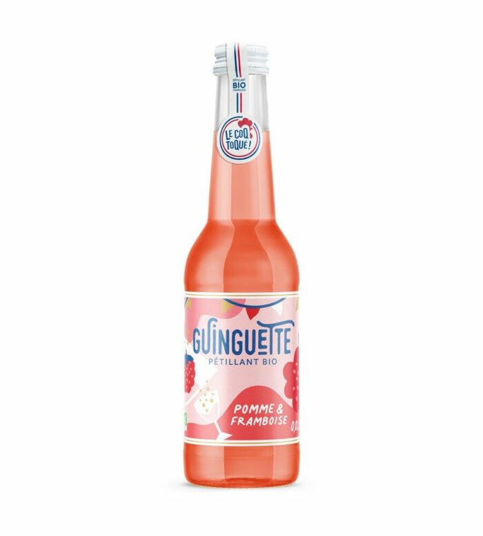 Guinguette Pétillant Pomme Framboise Bio – Image 1