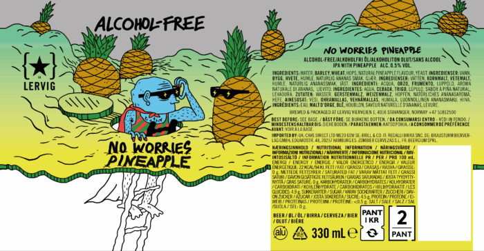 Lervig - No Worries Pineapple IPA – Image 2
