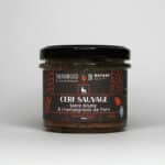 Terrine Cerf à la Bière brune et aux champignons de Paris