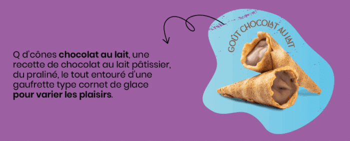 Q d'Cônes - Chocolat au lait – Image 1