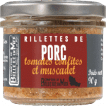 Rillettes de porc tomates confites et muscadet