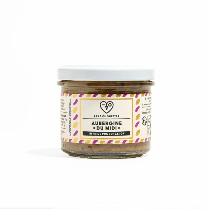Mezzé Aubergine du midi - Thym de Provence IGP 100g – Image 1