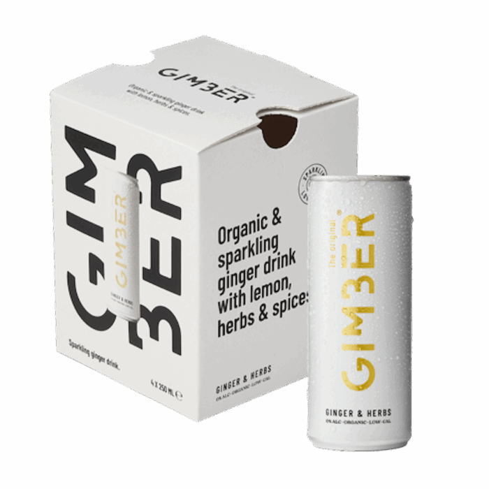 Gimber - Pack Boisson Pétillante Gingembre - Bio - 4x25cl – Image 1