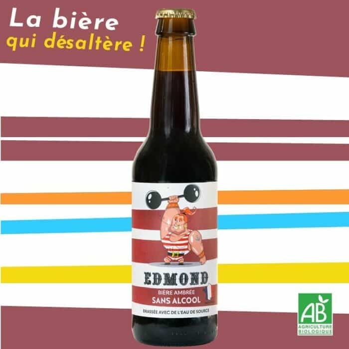 Edmond - Bière ambrée sans alcool et Bio – Image 1