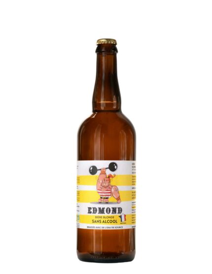 Edmond - Bère blonde Bio sans alcool et Bio 75cl
