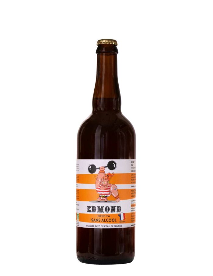 Edmond - BIère IPA sans alcool et Bio 75cl – Image 1
