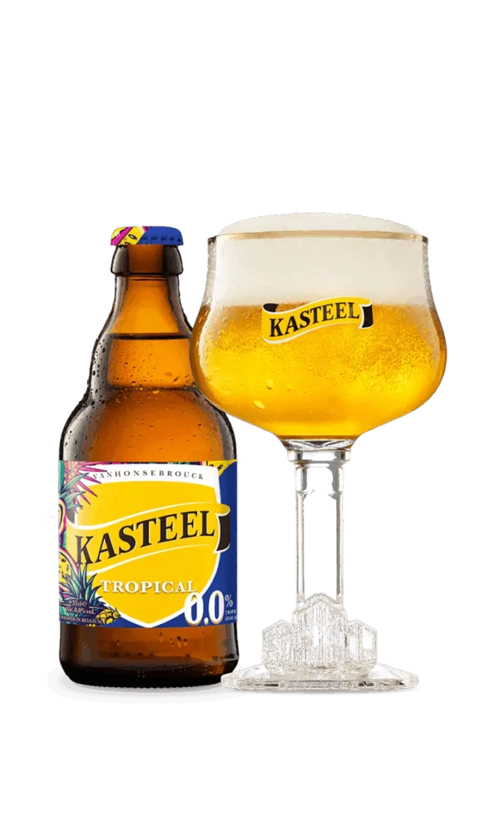 Kasteel - Tropical (Ananas, Fruit de la passion, Pêche, Mangue) 0,0% – Image 1