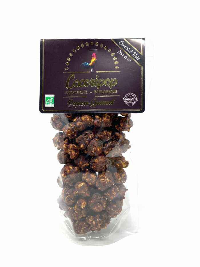 Cocoripop - Popcorn Français Chocolat Noir Fleur de Sel – Bio & Médaillé d'Or – Image 2