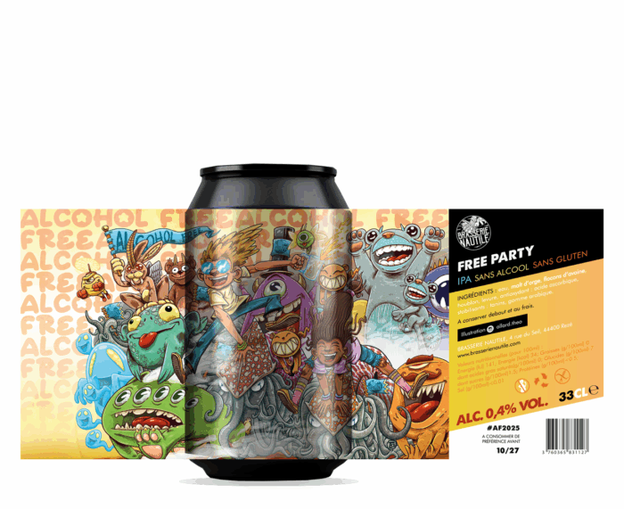 Brasserie Nautile - Free Party - IPA Sans alcool – Image 1