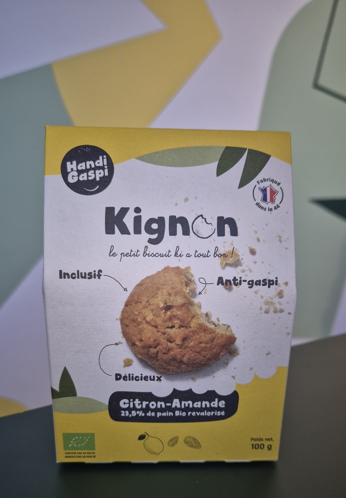 Kignon - Biscuit bio Anti-Gaspi Citron Amande – Image 1