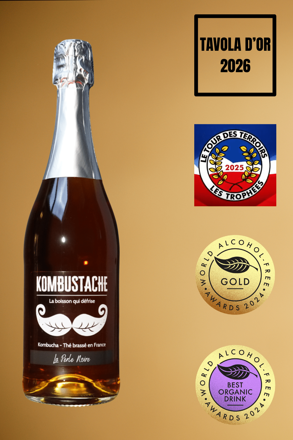 Kombustache – La Perle Noire – Fumé