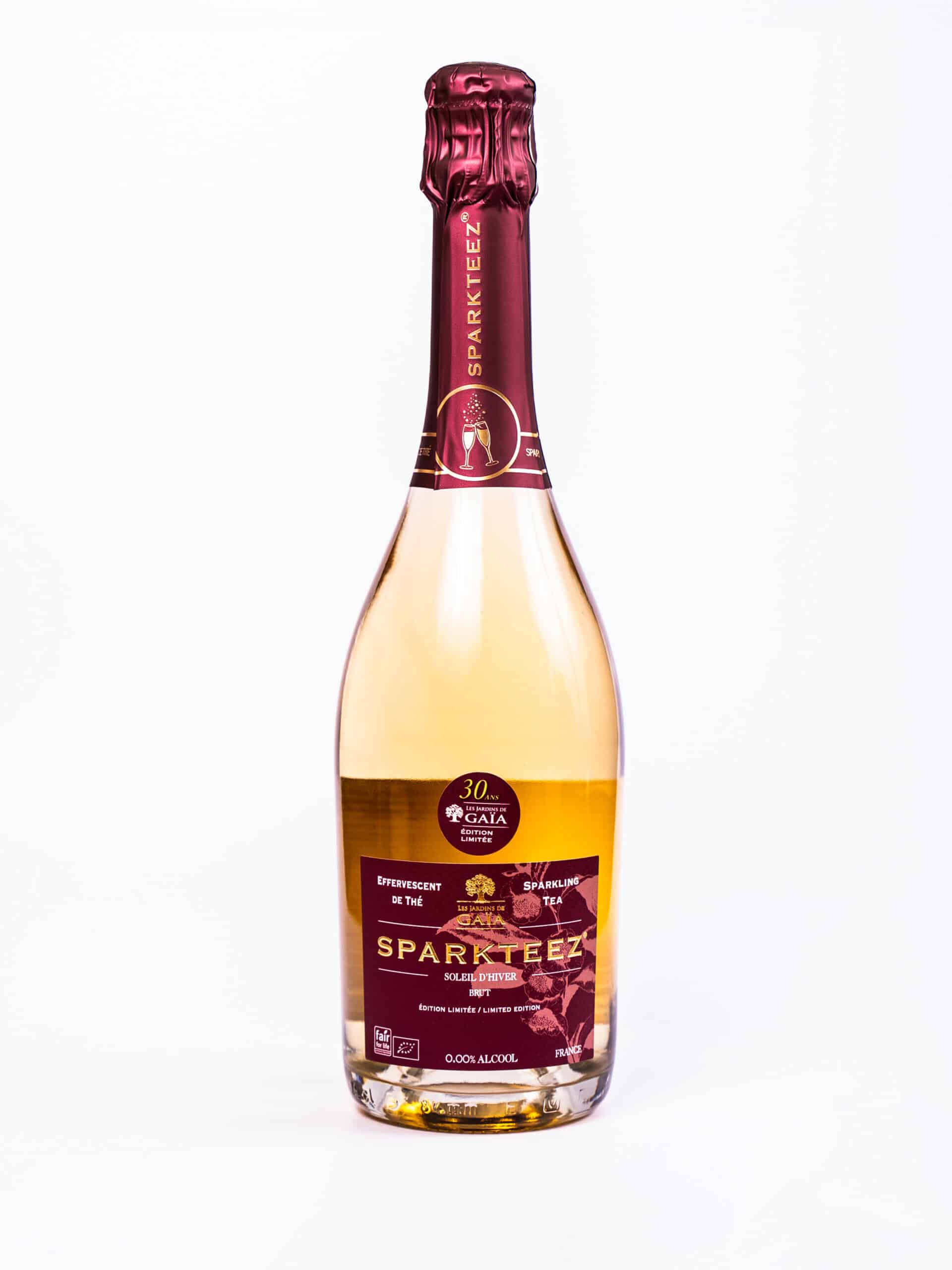 Sparkteez – Soleil d’Hiver – Thé blanc, Darjeeling & épices d’hiver effervescent - Boissons effervescentes