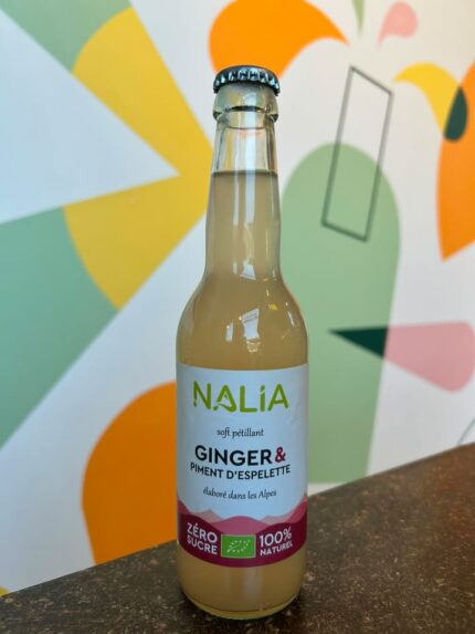 Nalia – Gingembre et piment d’Espelette Zéro sucres - Ginger Beer
