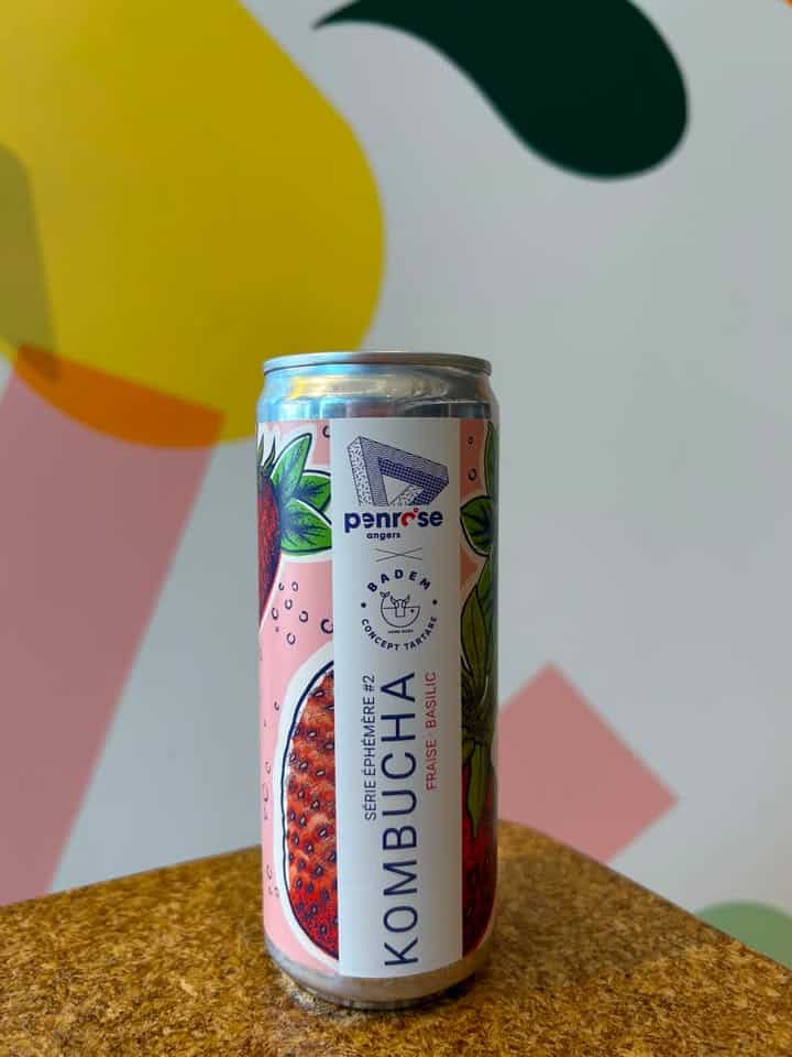 Penrose – Kombucha fraise & basilic - C'est bio !