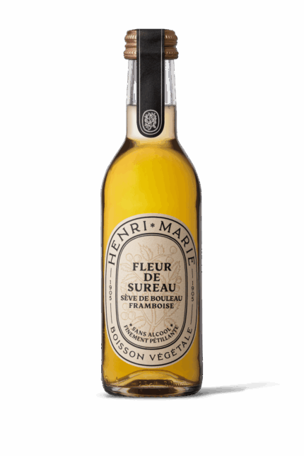 Henri-Marie Fleur de Sureau – Sève de Bouleau – Framboise - Boissons effervescentes