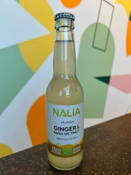 Nalia – Gingembre et Baies de Timut Zéro sucres - Ginger Beer