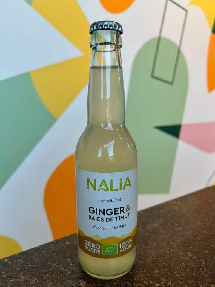 Nalia – Gingembre et Baies de Timut Zéro sucres - Ginger Beer