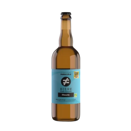 Brasserie Parallèle – Bière blanche sans alcool (75cl) - Blanche