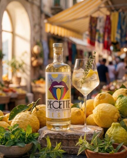 Pecette – Zesty – Citron, Bergamote, Verveine, Romarin & Menthe - Apéritif