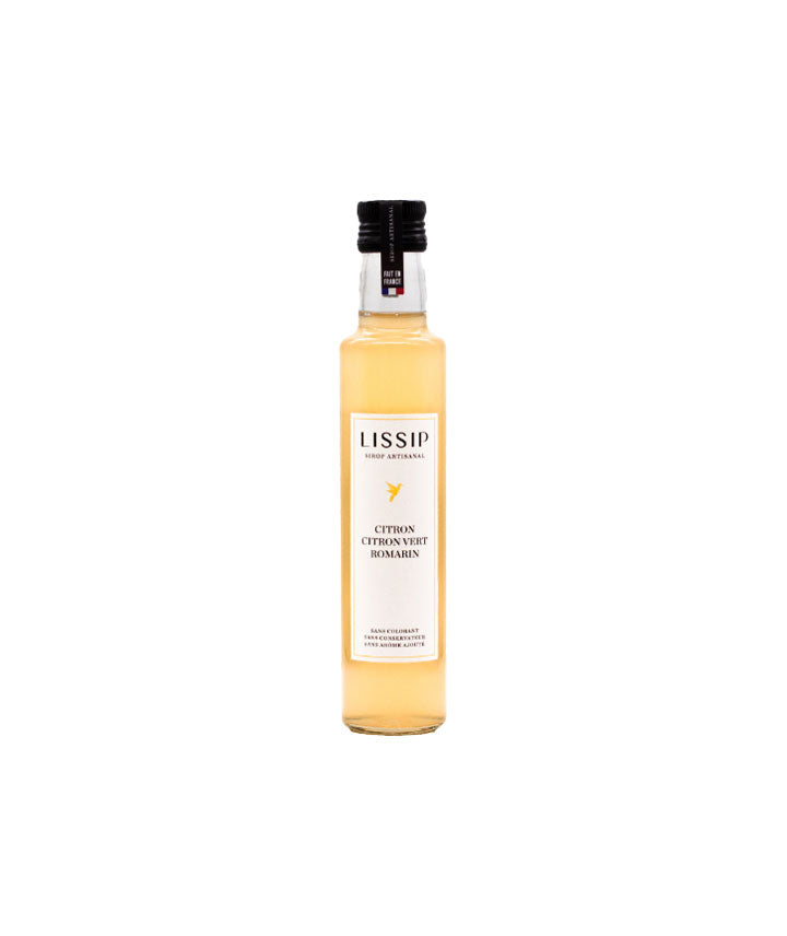 Lissip - Sirop artisanal Citron| Citron vert | Romarin – Image 1